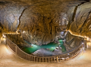 Park Škocjanske jame, notranja turistična pot, vir: arhiv PŠJ