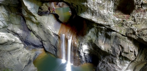 Škocjanske jame-slap-vir: arhiv PŠJ